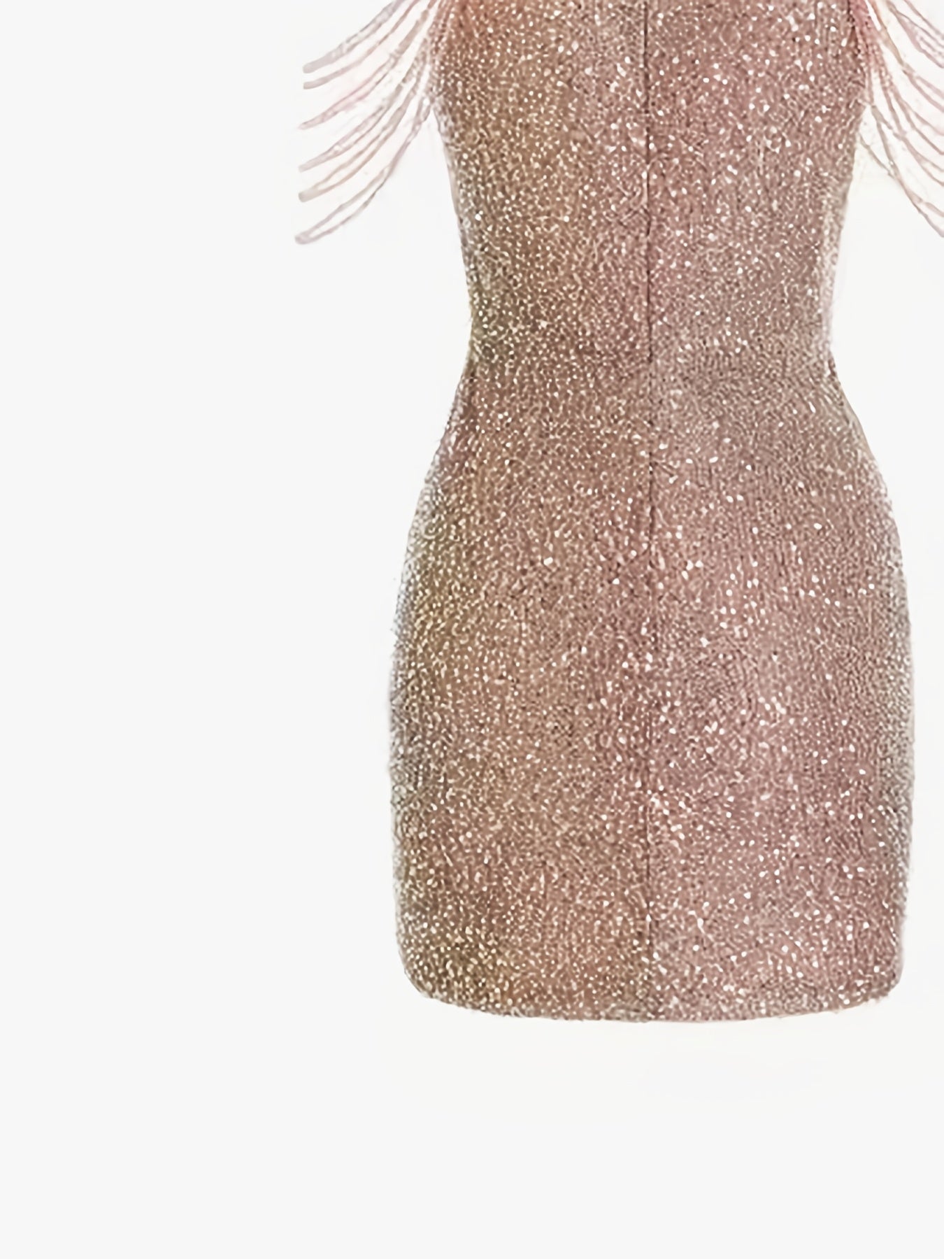 Sparkling Off-Shoulder Bodycon Dress for Women - Club and Party Outfit