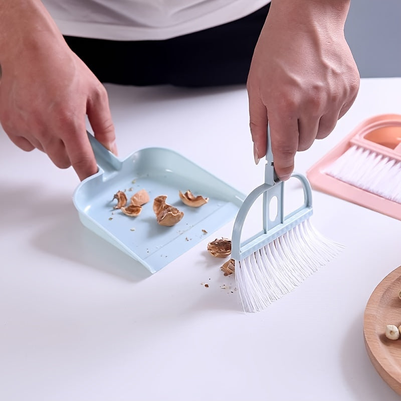 Compact Pet Broom and Dustpan Set