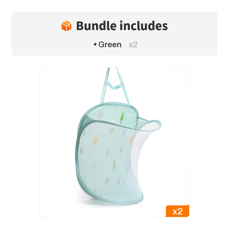 1pc Folding Wall Mounted Dirty Clothes Basket