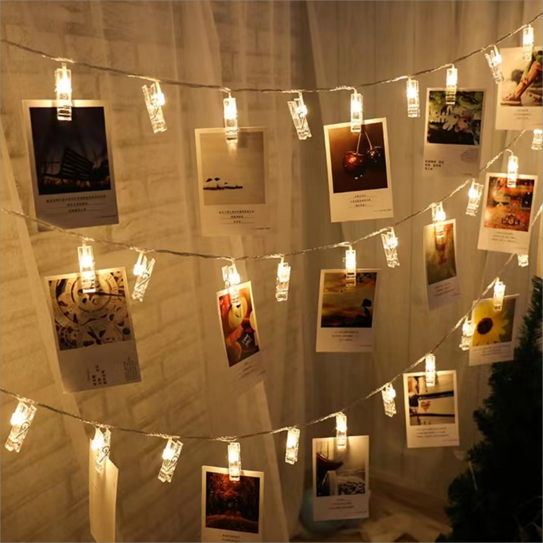 Photo Clip Light - Christmas Ornaments, Holiday Accessory