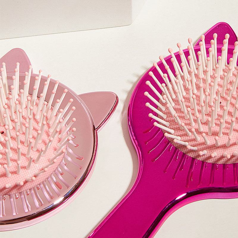 Cat Hair Brush with Scalp Comb and Air Cushion