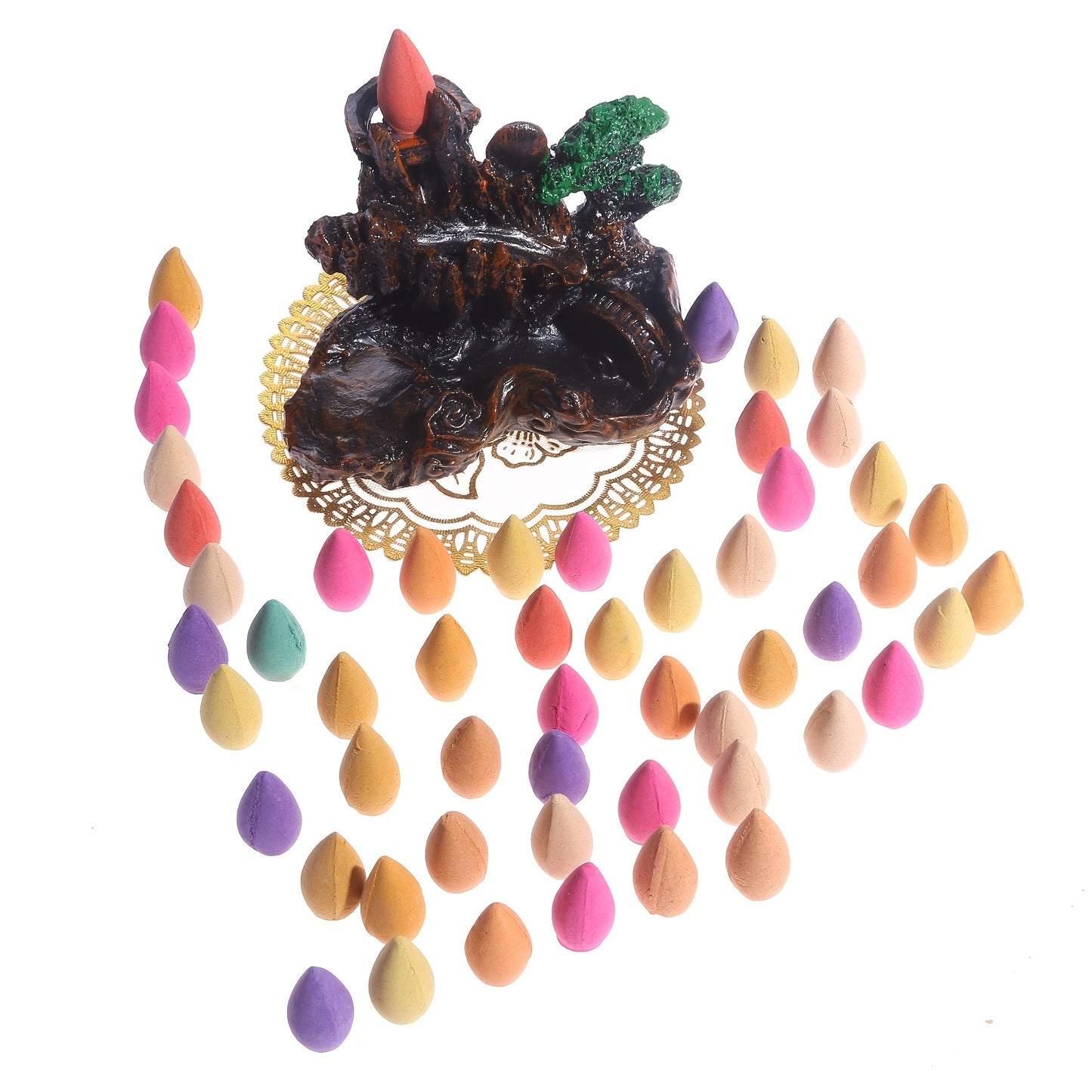 Resin Backflow Incense Burner - Waterfall Incense Holder