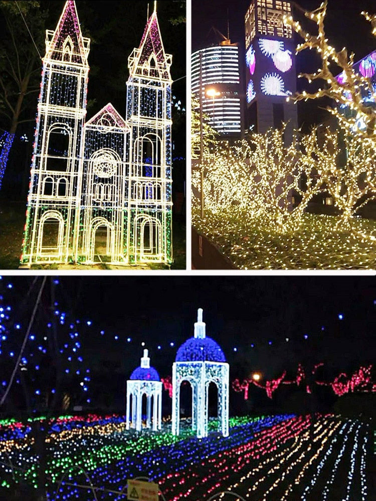 Waterproof Fairy LED String Lights Garland for Outdoor Decor