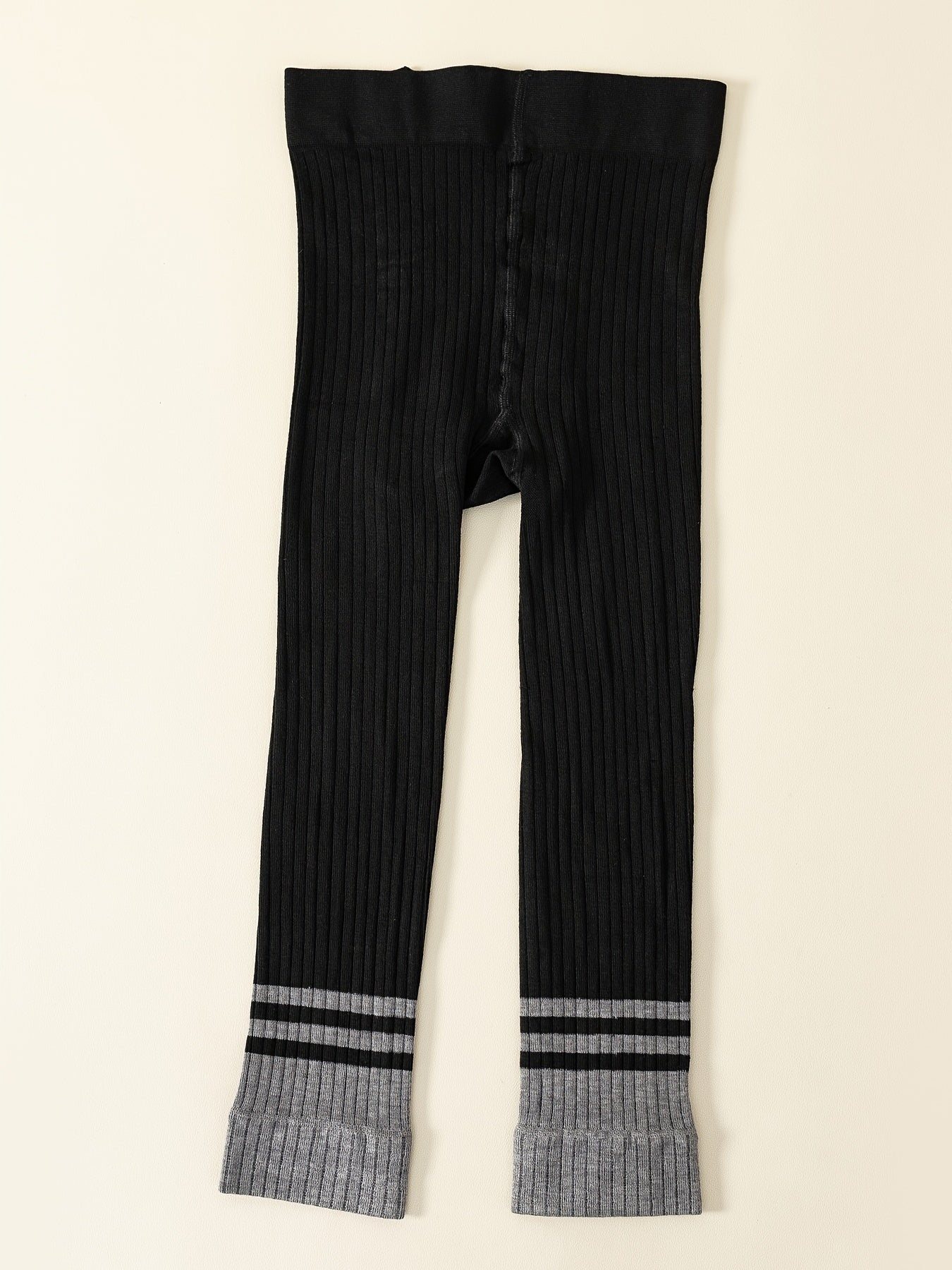 Casual Striped High Elasticity Elastic Waist Leggings
