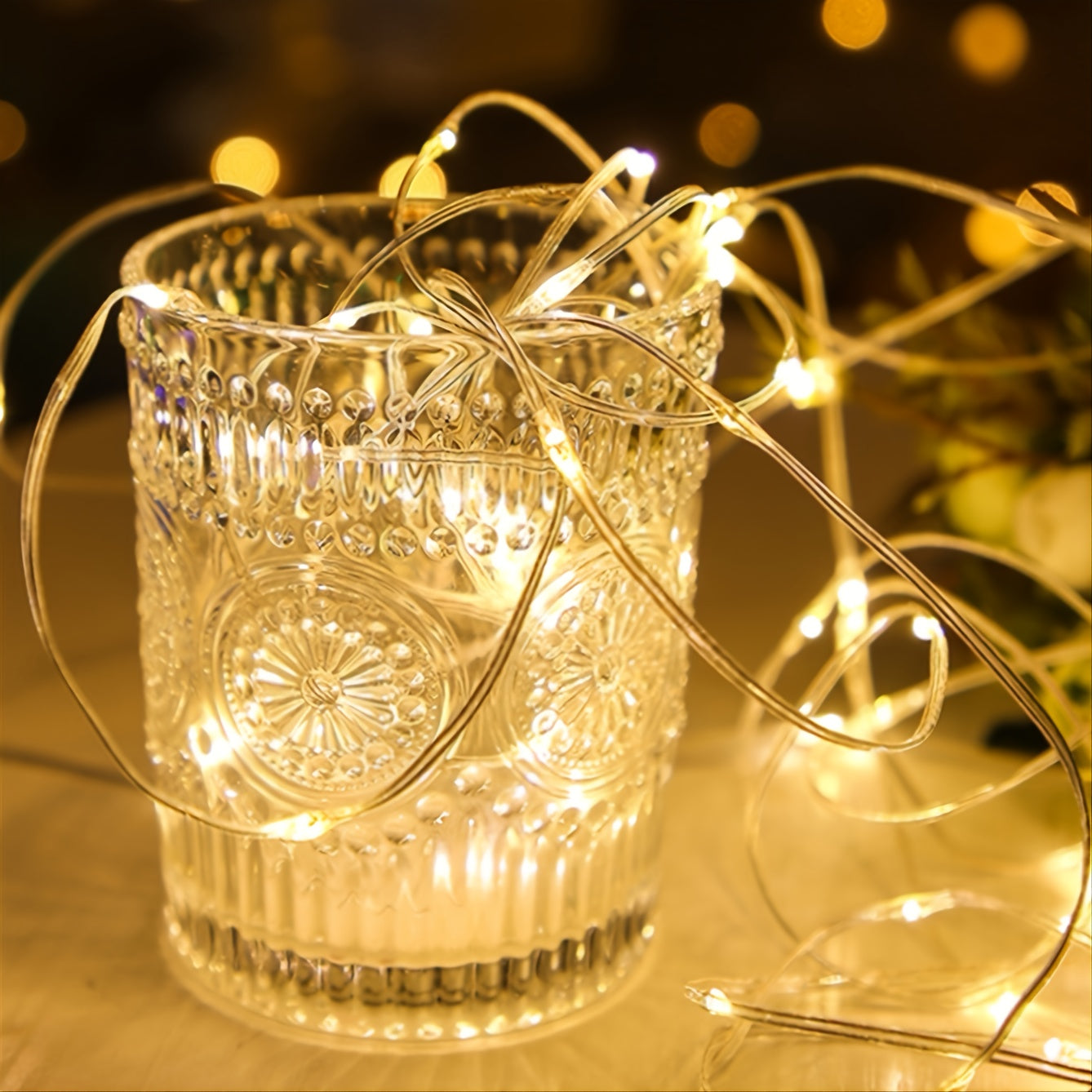 3.28ft/9.84ft/16.4ft/32.8ft LED String Lights, Fairy Decor Lights