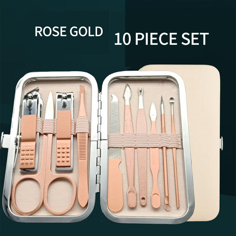 Elite Rose Golden Nail Clipper Set