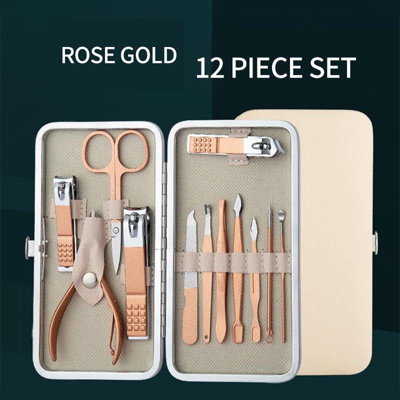 Elite Rose Golden Nail Clipper Set