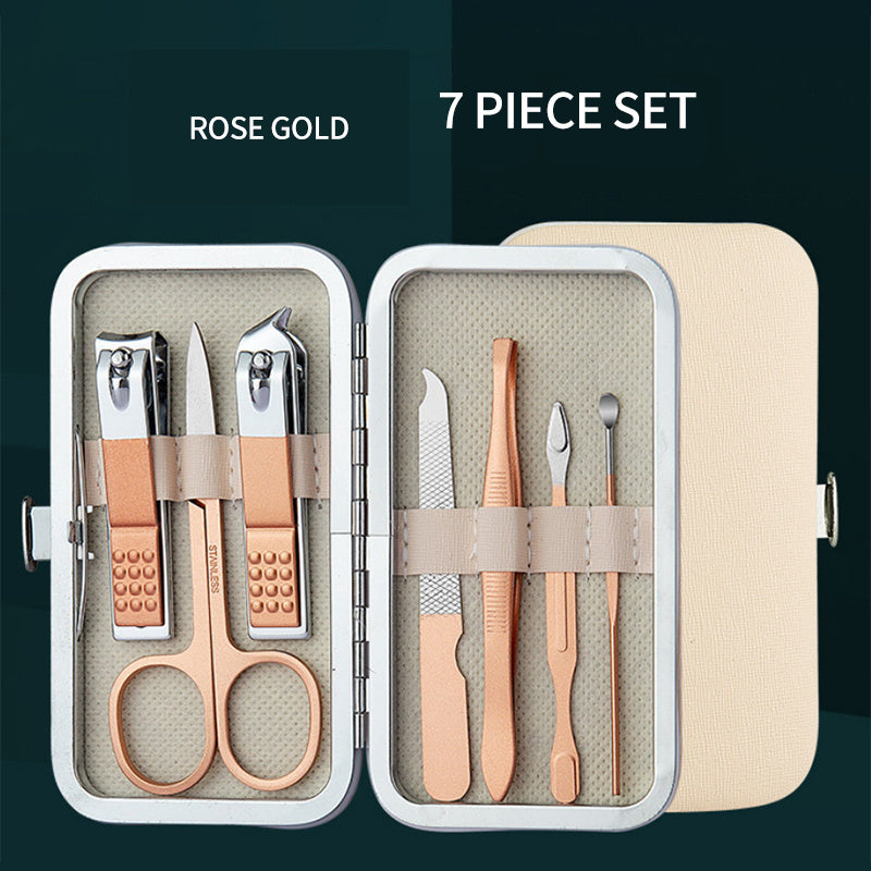 Elite Rose Golden Nail Clipper Set