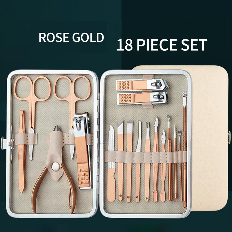 Elite Rose Golden Nail Clipper Set