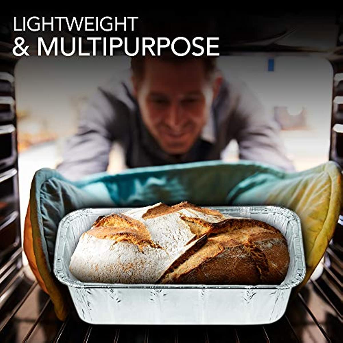 1 Lb Aluminum Loaf Pans (10/20/30pcs)