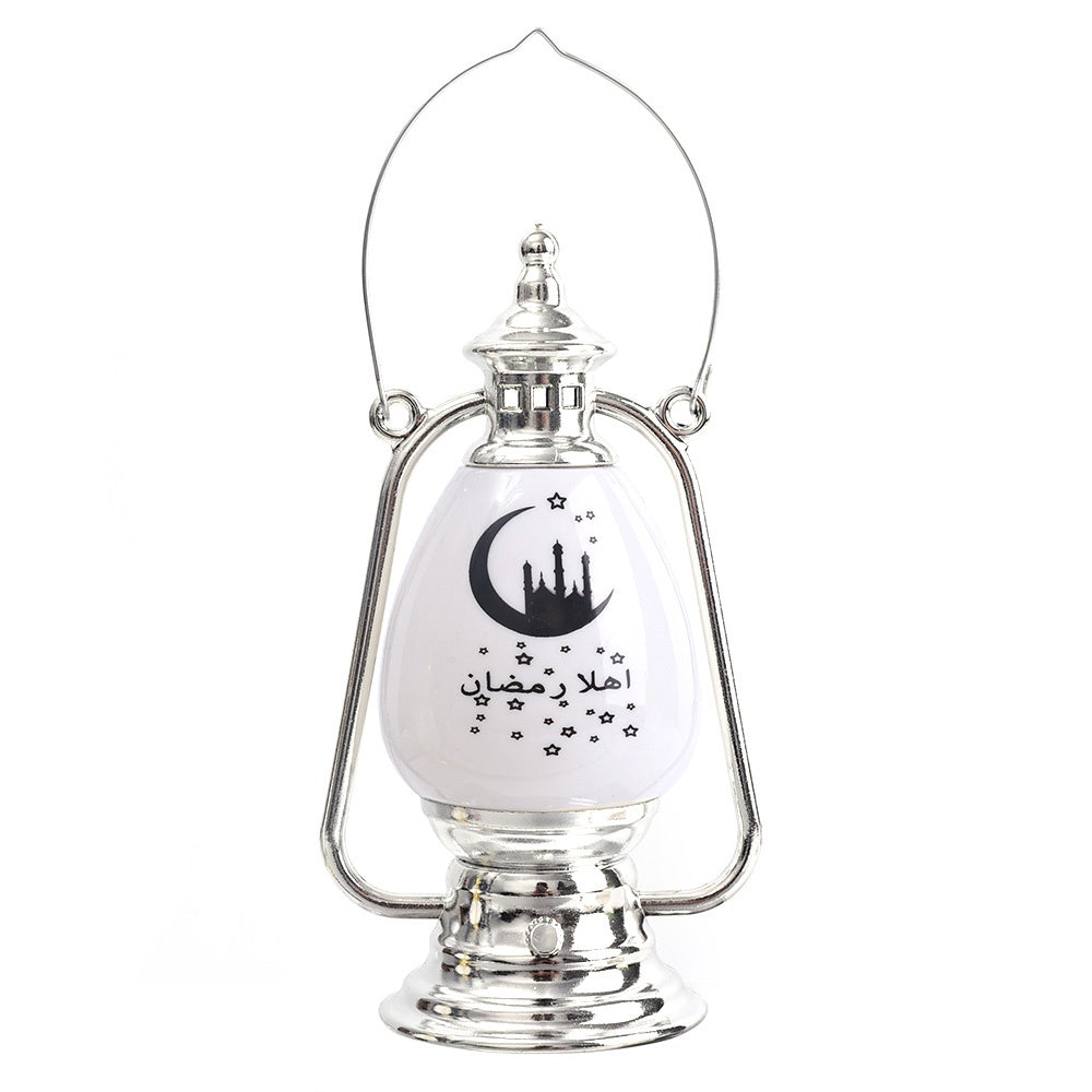Ramadan LED Candle Light Decor - Eid Al-Fitr Islamic Mubarak Pony Oil Lamp