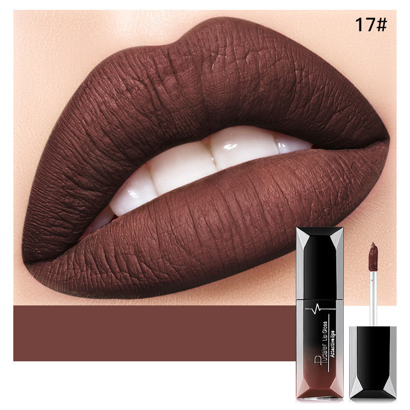 Matte Liquid Lipstick - Long-lasting, Wear-resistant, Non-stick Cup, Non-fading, Waterproof Lip Gloss