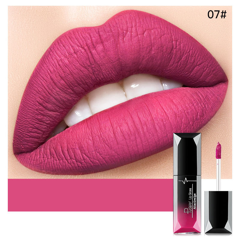 Matte Liquid Lipstick - Long-lasting, Wear-resistant, Non-stick Cup, Non-fading, Waterproof Lip Gloss