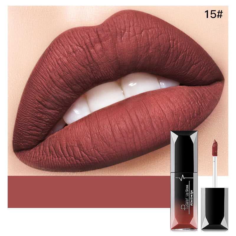 Matte Liquid Lipstick - Long-lasting, Wear-resistant, Non-stick Cup, Non-fading, Waterproof Lip Gloss