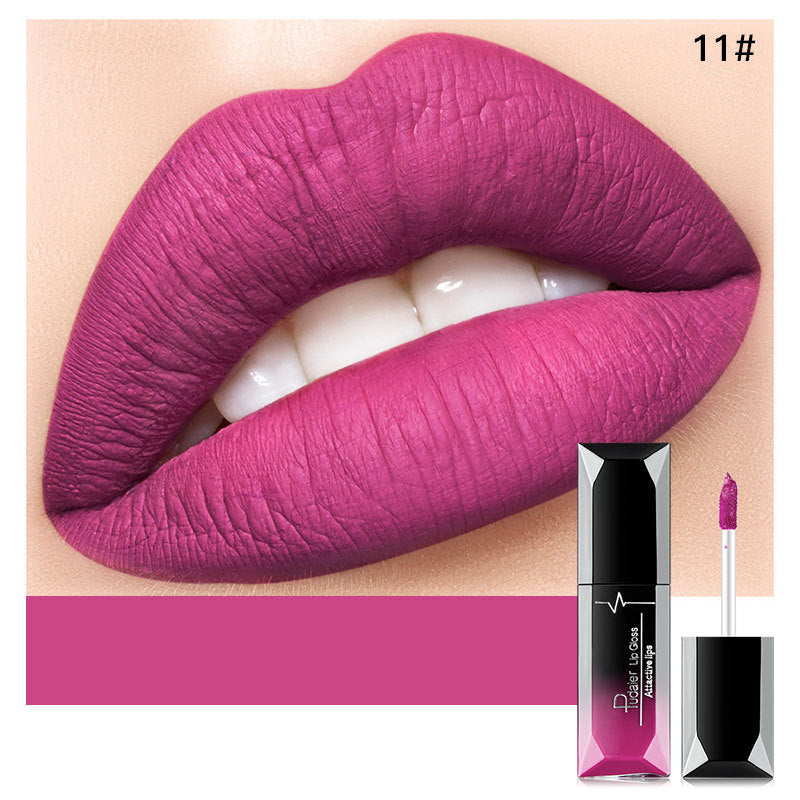 Matte Liquid Lipstick - Long-lasting, Wear-resistant, Non-stick Cup, Non-fading, Waterproof Lip Gloss