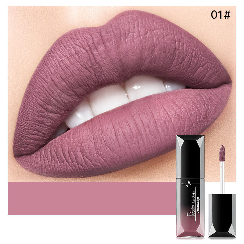 Matte Liquid Lipstick - Long-lasting, Wear-resistant, Non-stick Cup, Non-fading, Waterproof Lip Gloss