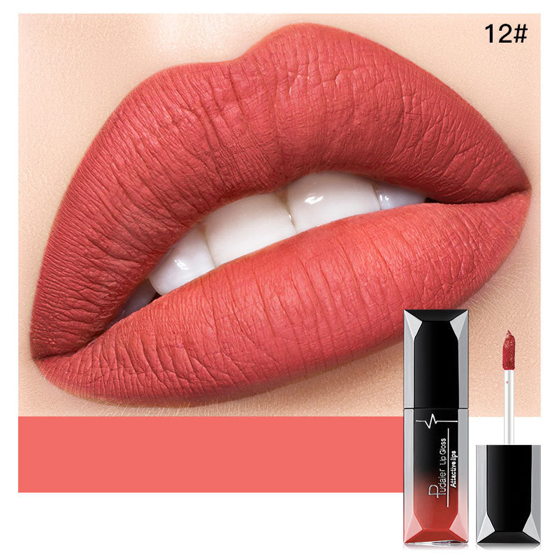 Matte Liquid Lipstick - Long-lasting, Wear-resistant, Non-stick Cup, Non-fading, Waterproof Lip Gloss