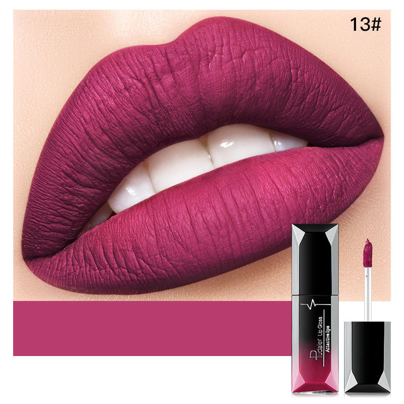 Matte Liquid Lipstick - Long-lasting, Wear-resistant, Non-stick Cup, Non-fading, Waterproof Lip Gloss