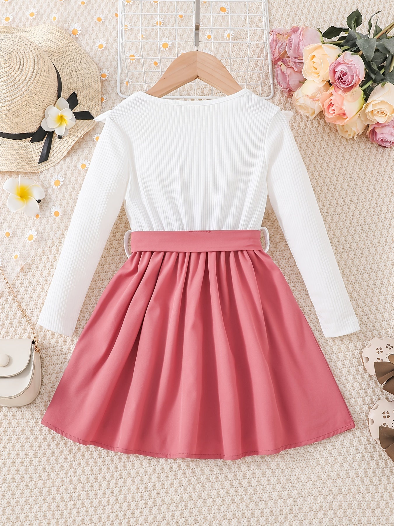 Girls Ruffled Splicing Princess Dress - A Elegant and Feminine Outfit