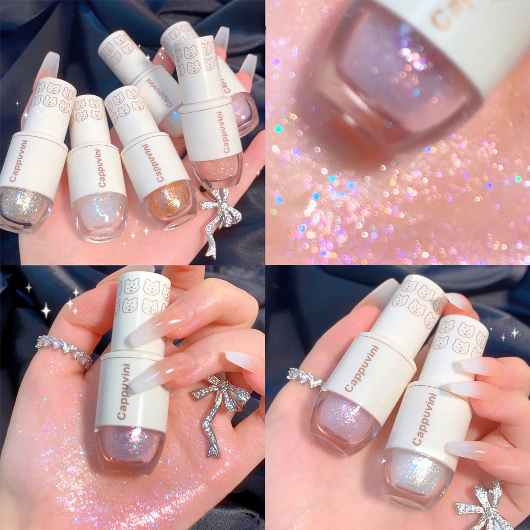 6-Color Liquid Eyeshadow Highlight Sequins Glitter Set