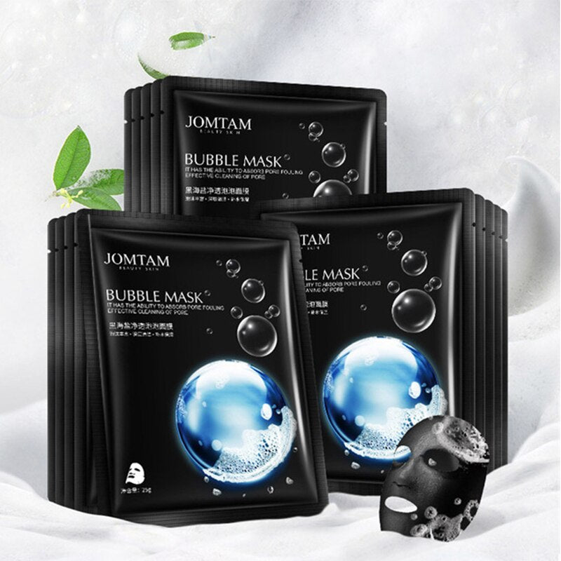"(1 PACK) Deep Cleansing Black Sea Salt Bubble Facial Mask: Pure Moisturization for a refreshed and revitalized skin"