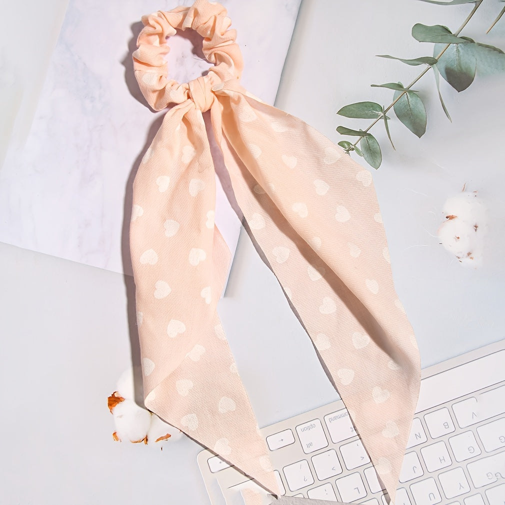 Cute Polka Dot Scrunchie Set