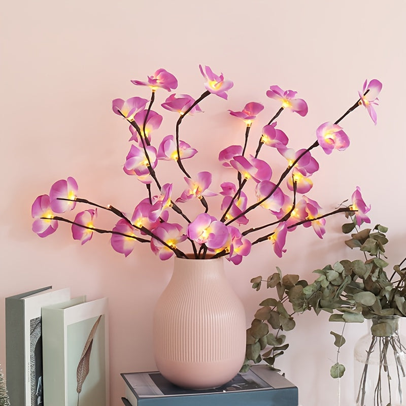 LED Butterfly Orchid Branch Light for Indoor Decoration
