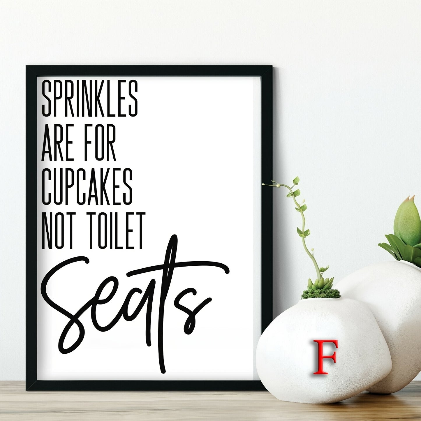 10pcs Bathroom Funny Quotes Posters - Frameless, 12"x8"