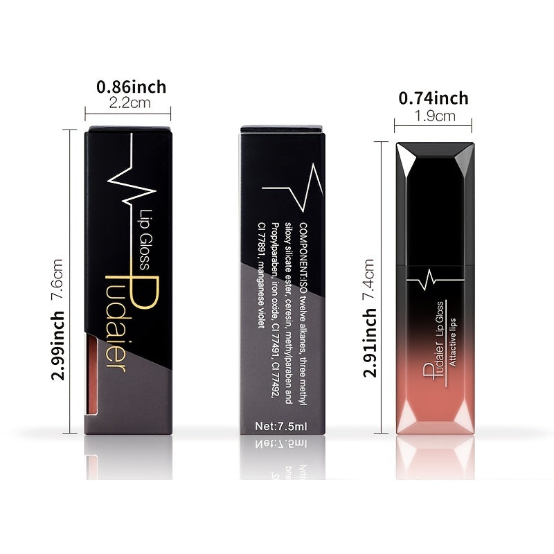 Matte Liquid Lipstick - Long-lasting, Wear-resistant, Non-stick Cup, Non-fading, Waterproof Lip Gloss