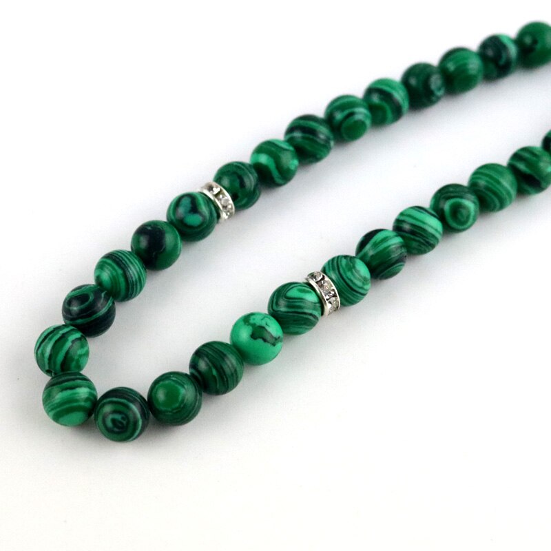 33 Beads Tasbih Stone Bracelet 8mm Beads Islamic Muslim Prayer Jewelry
