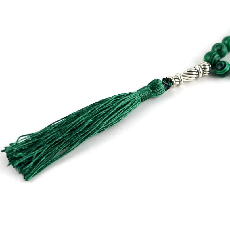 33 Beads Tasbih Stone Bracelet 8mm Beads Islamic Muslim Prayer Jewelry