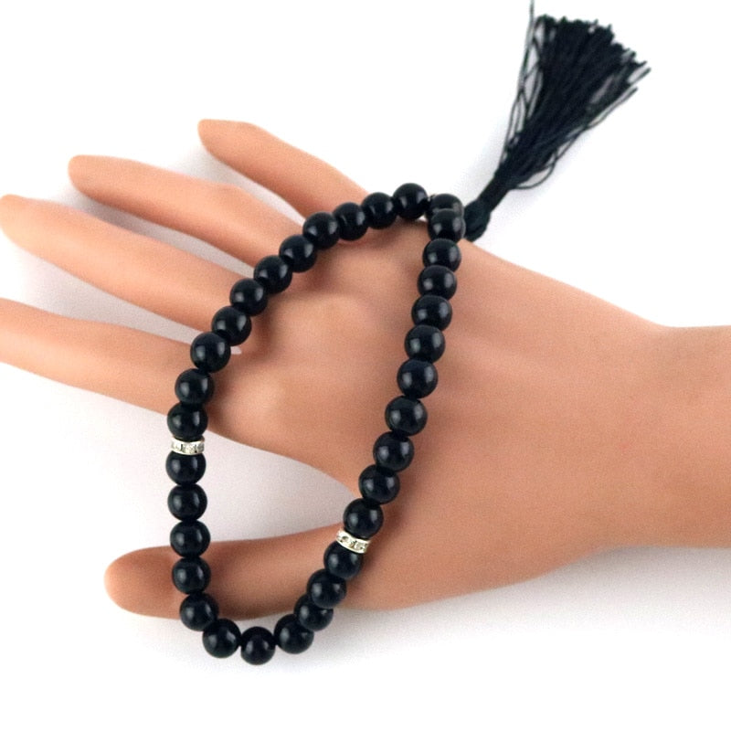 33 Beads Tasbih Stone Bracelet 8mm Beads Islamic Muslim Prayer Jewelry
