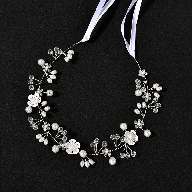 Crystal Pearl Bridal Headband