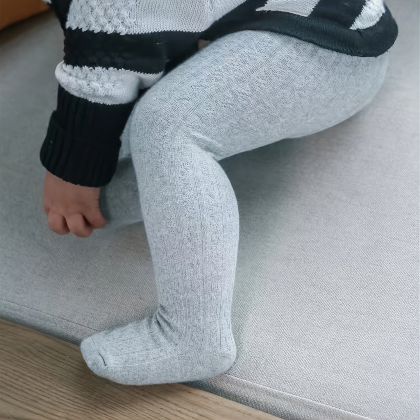 Baby Girls Thick Knit Leggings Socks