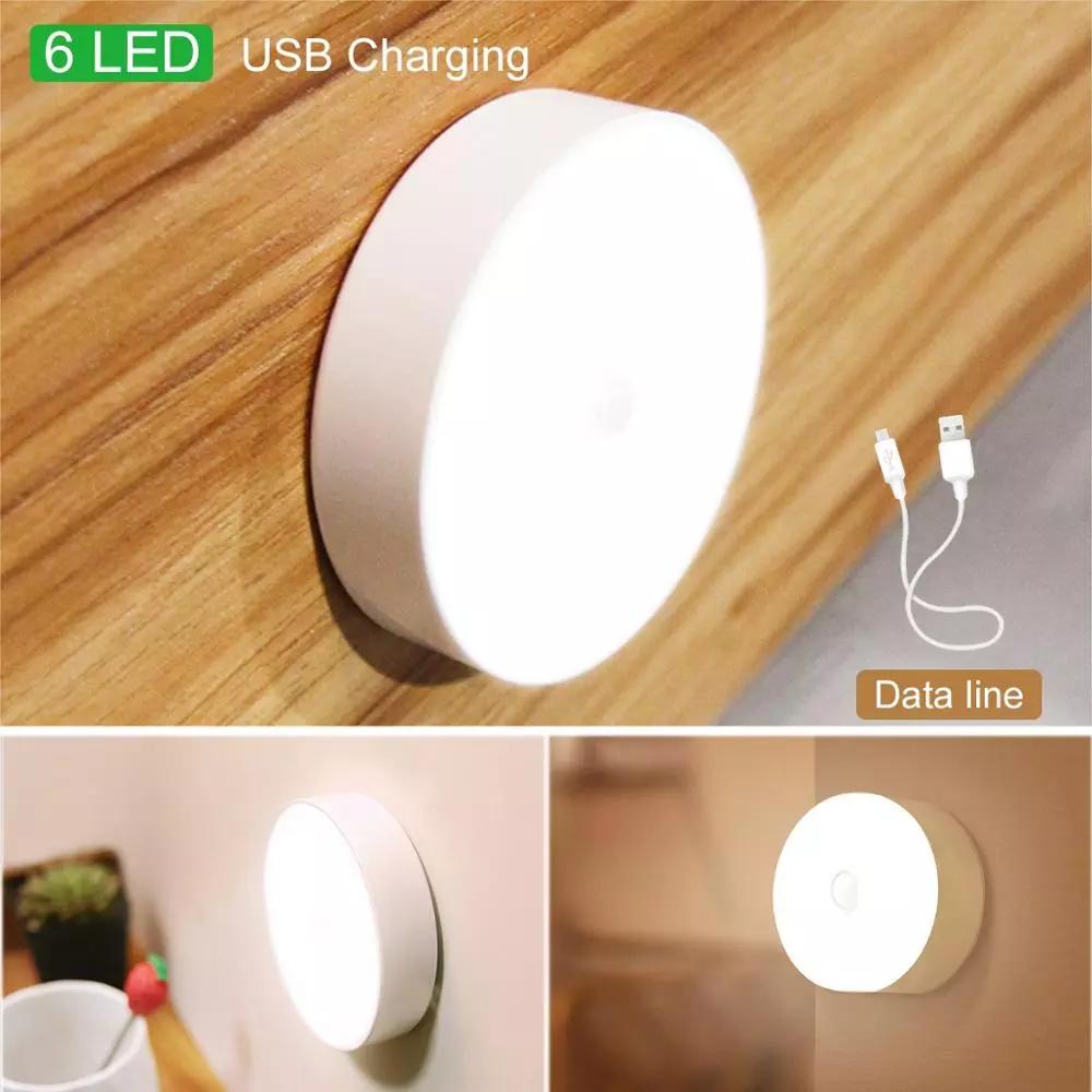 Bedroom Decor Light, 6 LED Detector Wall Decorative Lamp for Staircase, Closet, Room