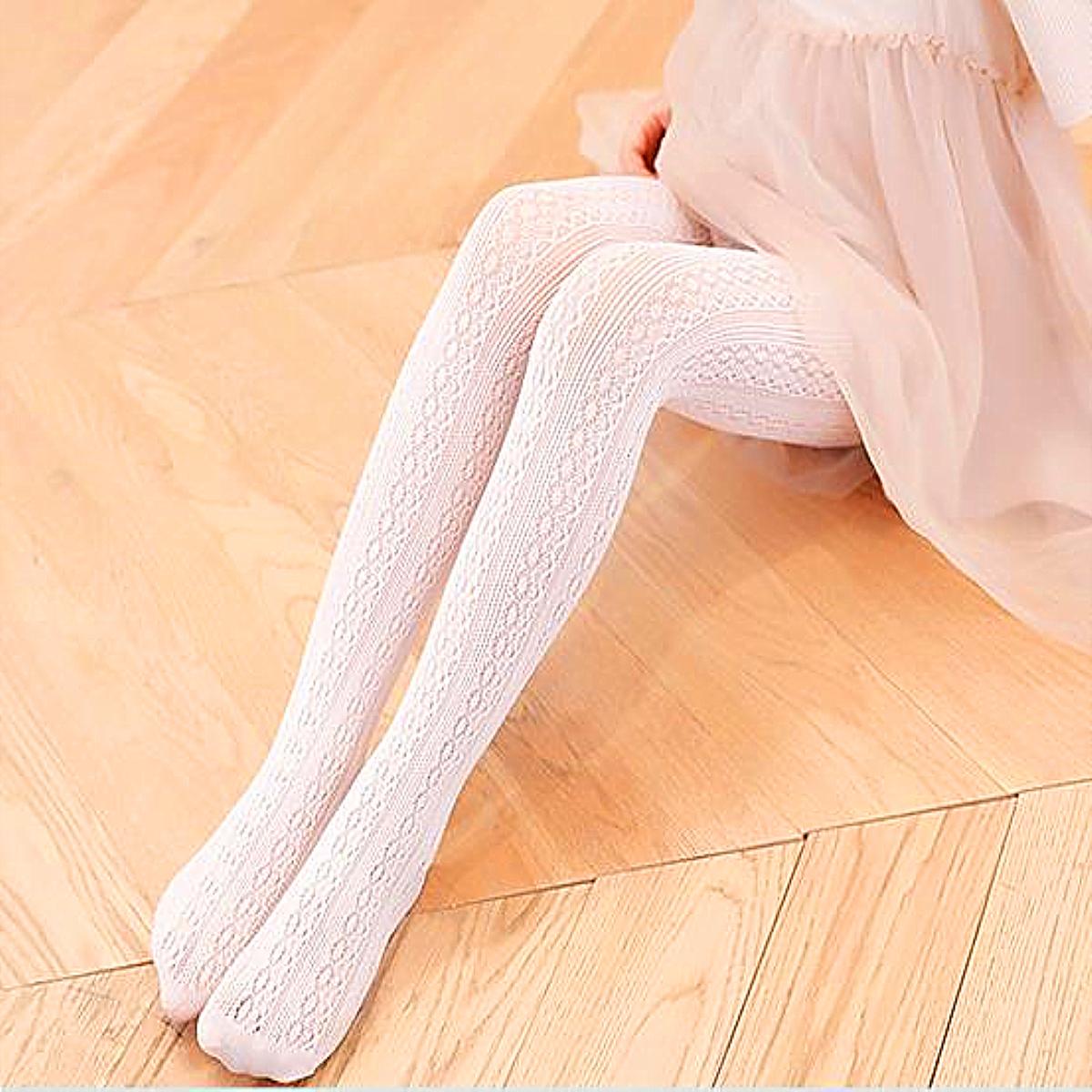 Baby Girl Pure White Lace Leggings