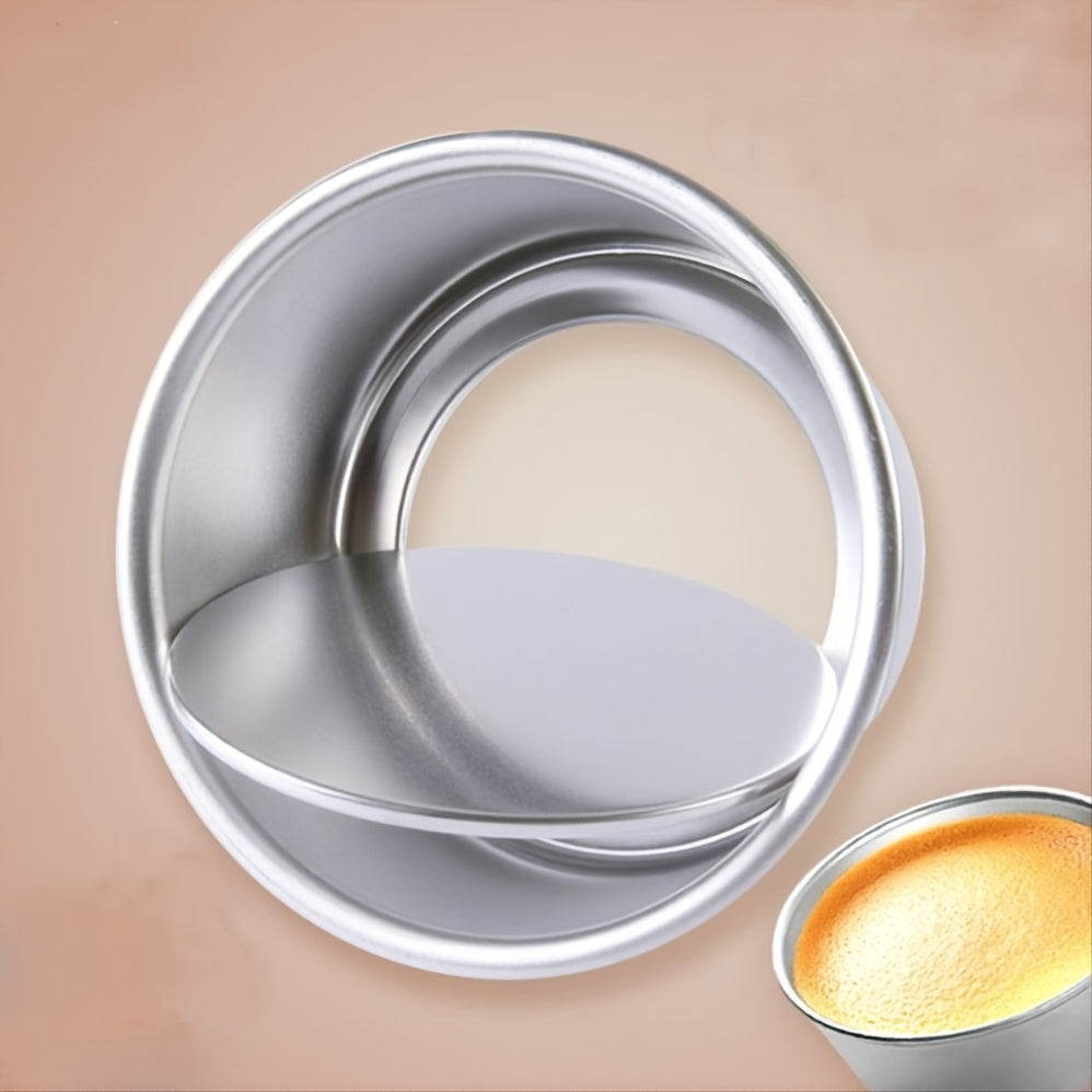 4/6 Inch Round Pattern Aluminum Alloy Cake Pan with Removable Bottom
