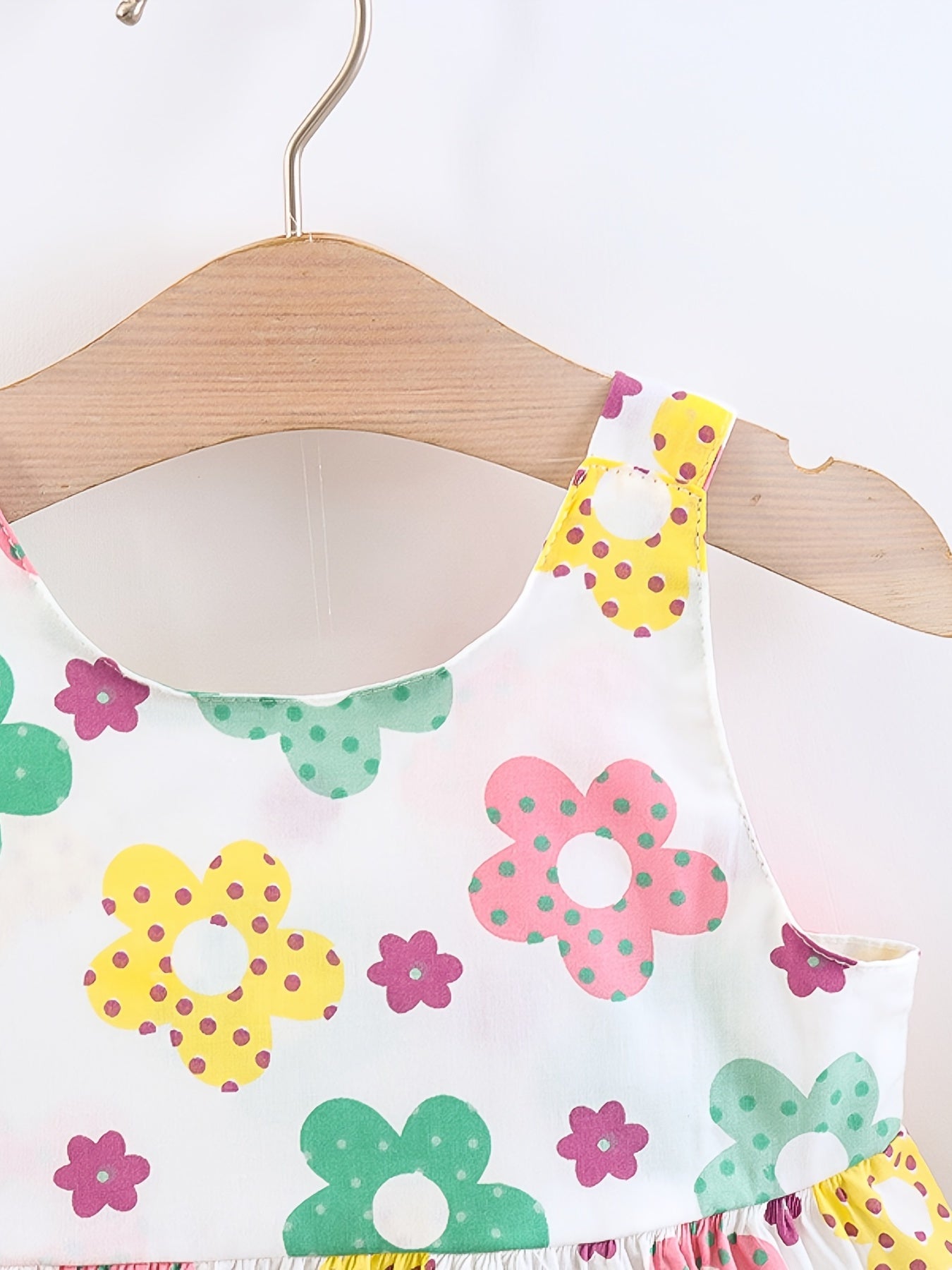 Infant Little Girls Sleeveless Princess Dress + Hat Set with Big Bowknot Design