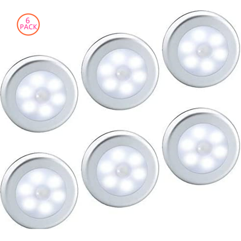6-Piece Motion Sensor LED Night Lights