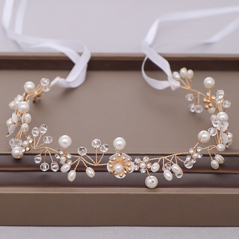 Crystal Pearl Bridal Headband