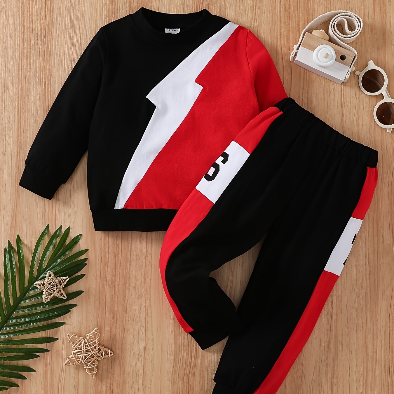 Boys' Pullover Sweatshirt and Jogger Pants Set