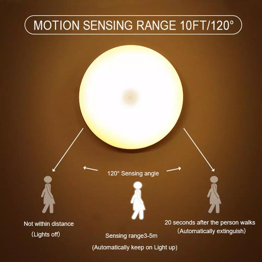 Bedroom Decor Light, 6 LED Detector Wall Decorative Lamp for Staircase, Closet, Room