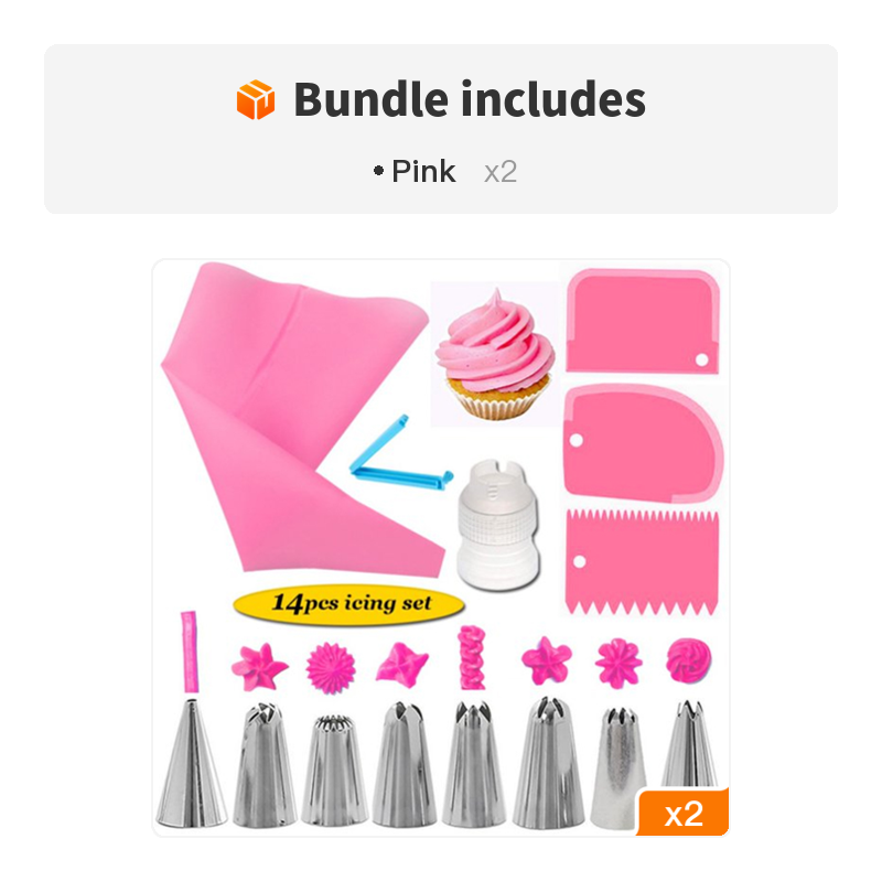 14-Piece Cake Decorating Tool Kit
