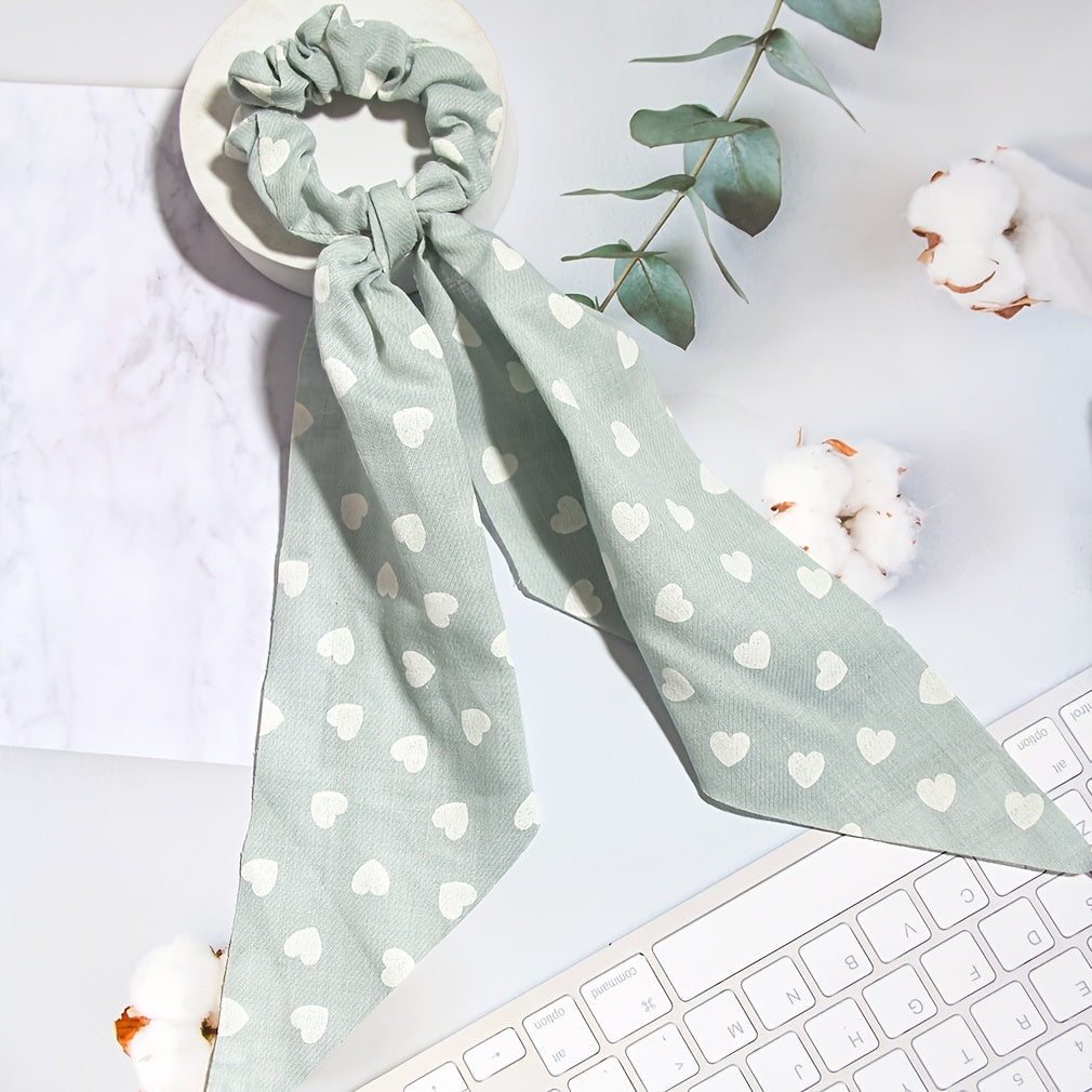 Cute Polka Dot Scrunchie Set