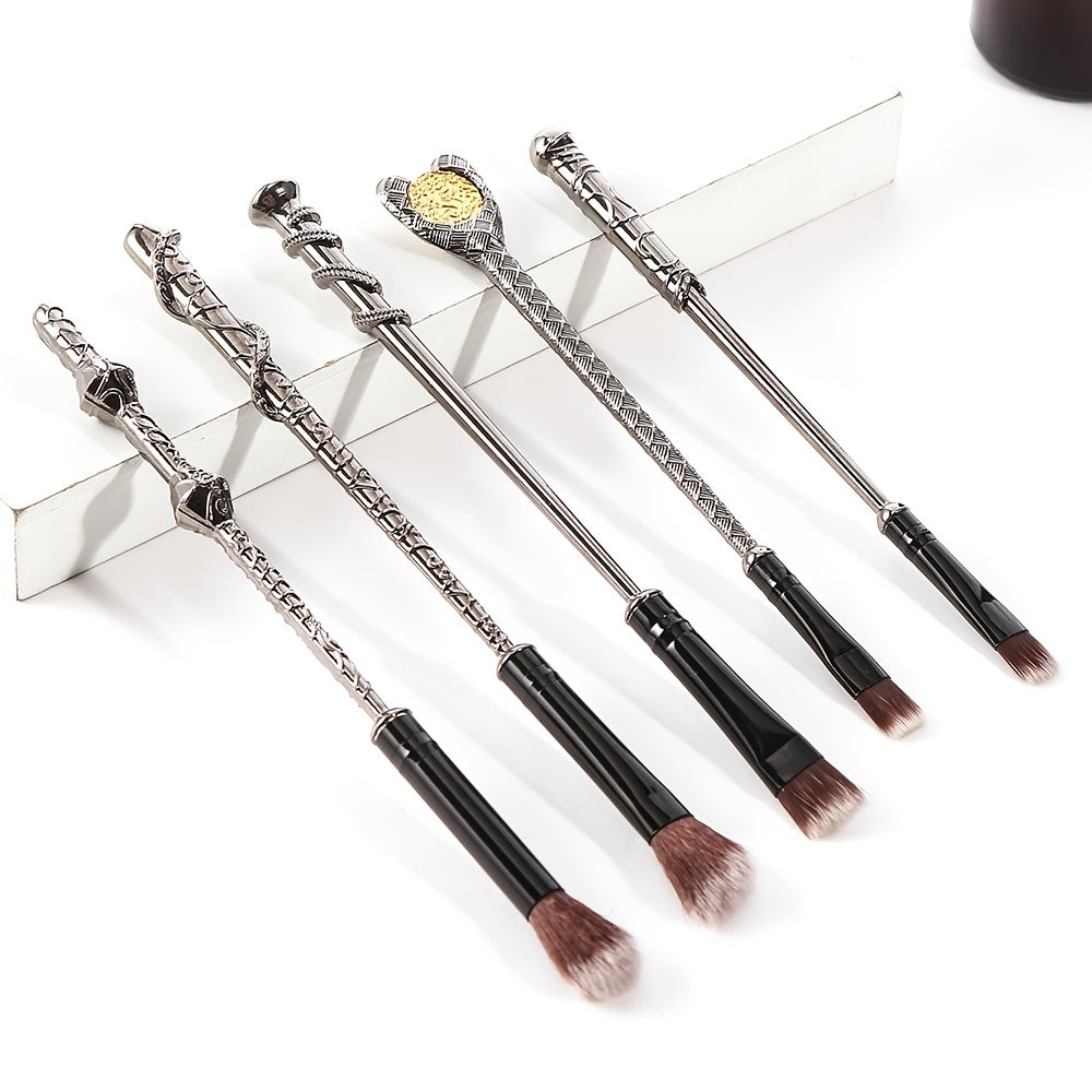 Makeup Brushes Set - 5pcs Wizard Wand Makeup Brushes