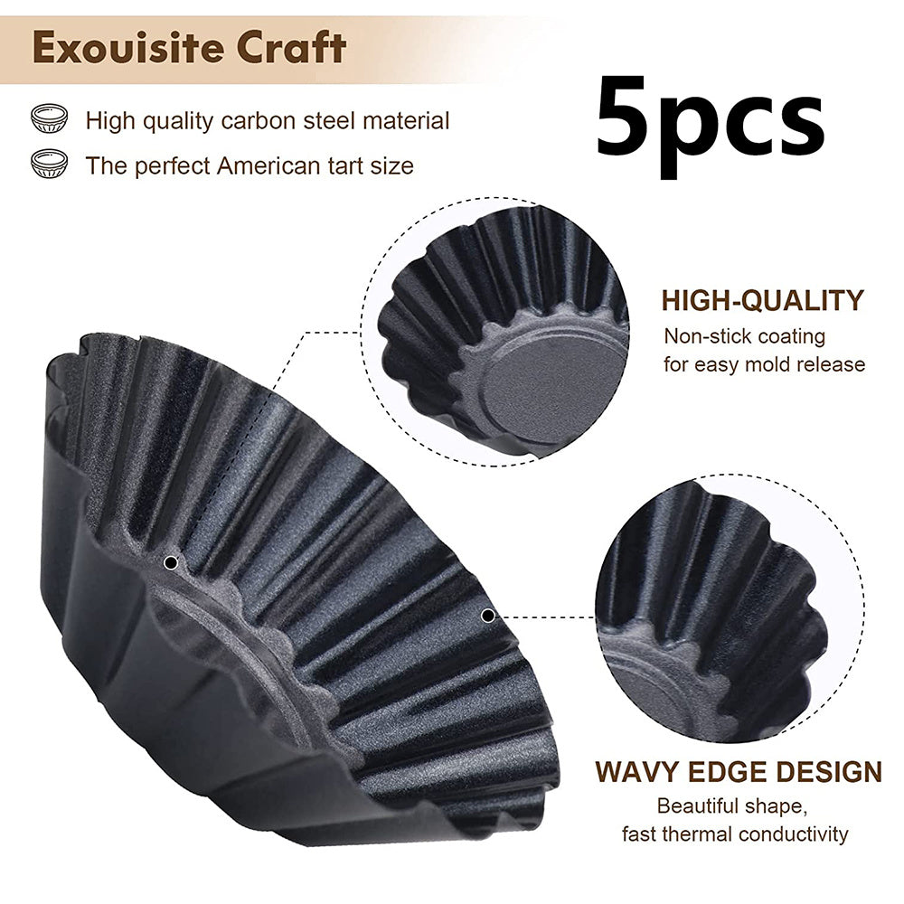Upgraded Bigger Size Egg Tart Mold Set