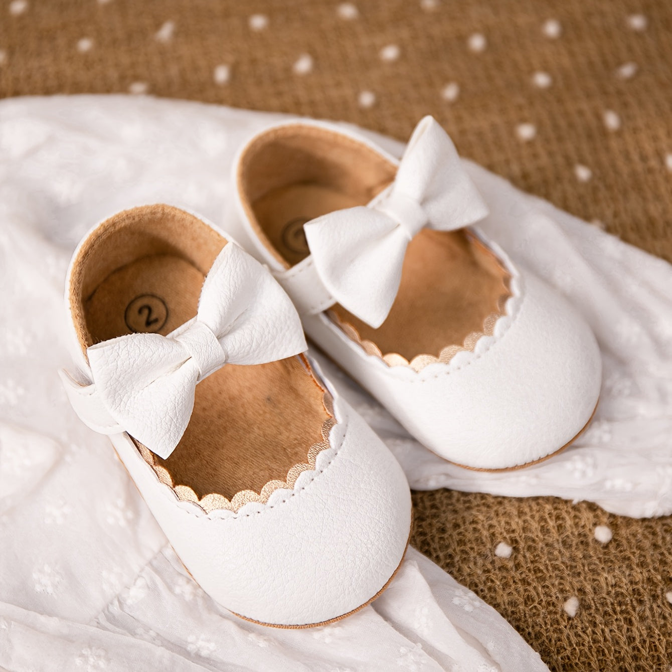 Infant Baby Girls Soft Sole Anti Slip Princess Dress Shoes