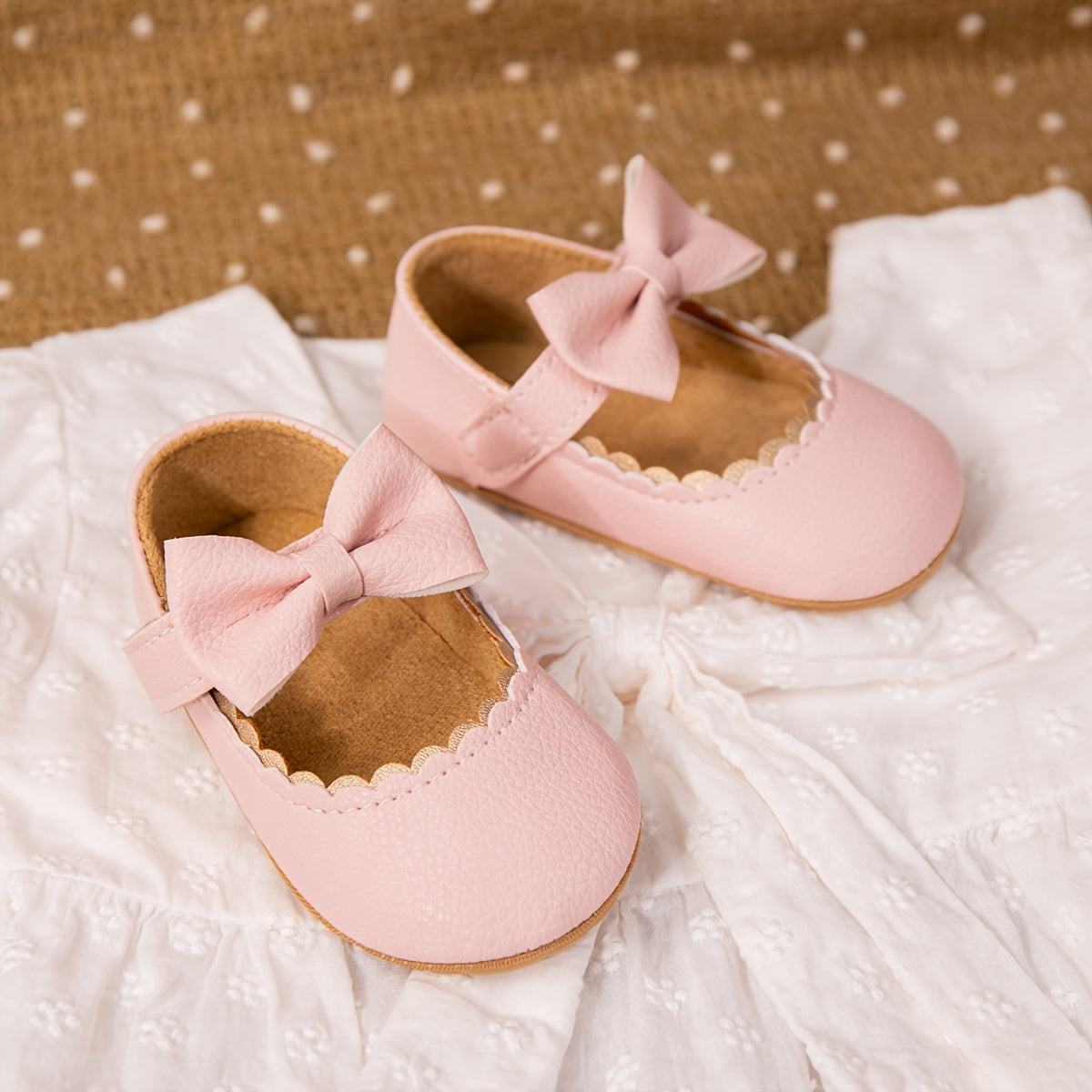 Infant Baby Girls Soft Sole Anti Slip Princess Dress Shoes