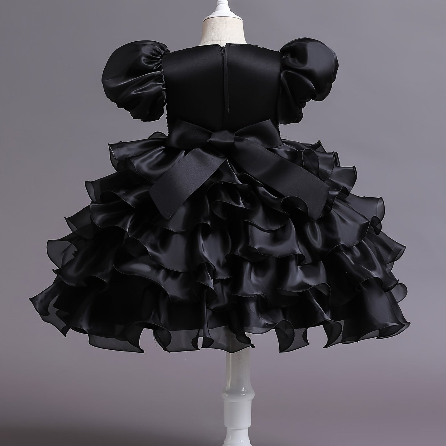 Cute Elegant Puff Sleeve Mesh Princess Dress