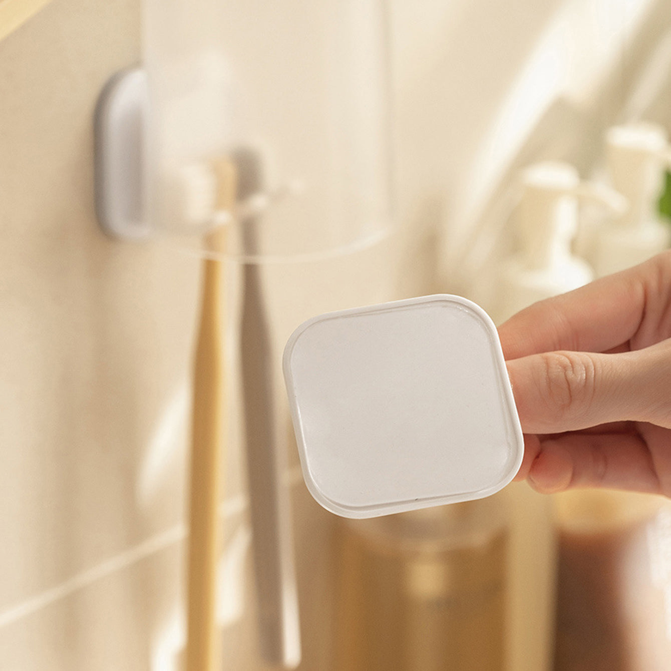 Wall Mounted Toothbrush Holder
